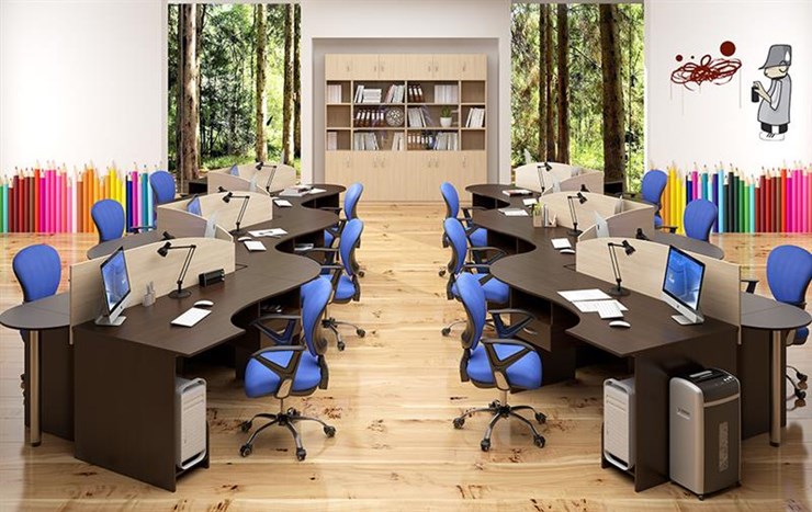 Комплект офисной мебели SIMPLE в Йошкар-Оле - изображение 4